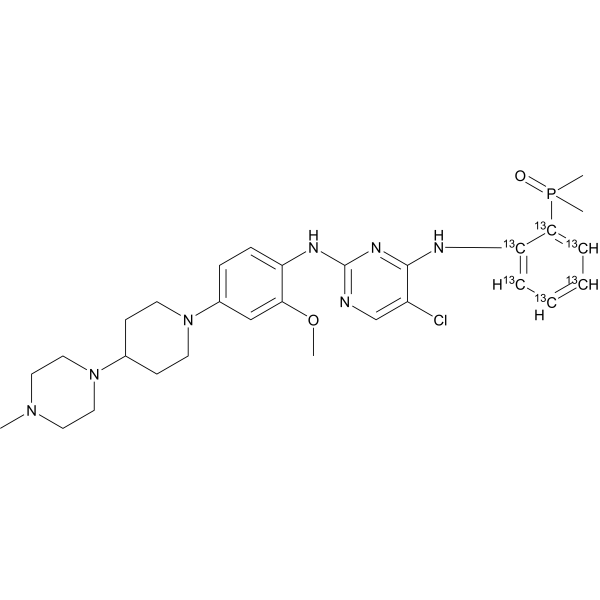 Brigatinib-13C6 (AP-26113-13C6)
